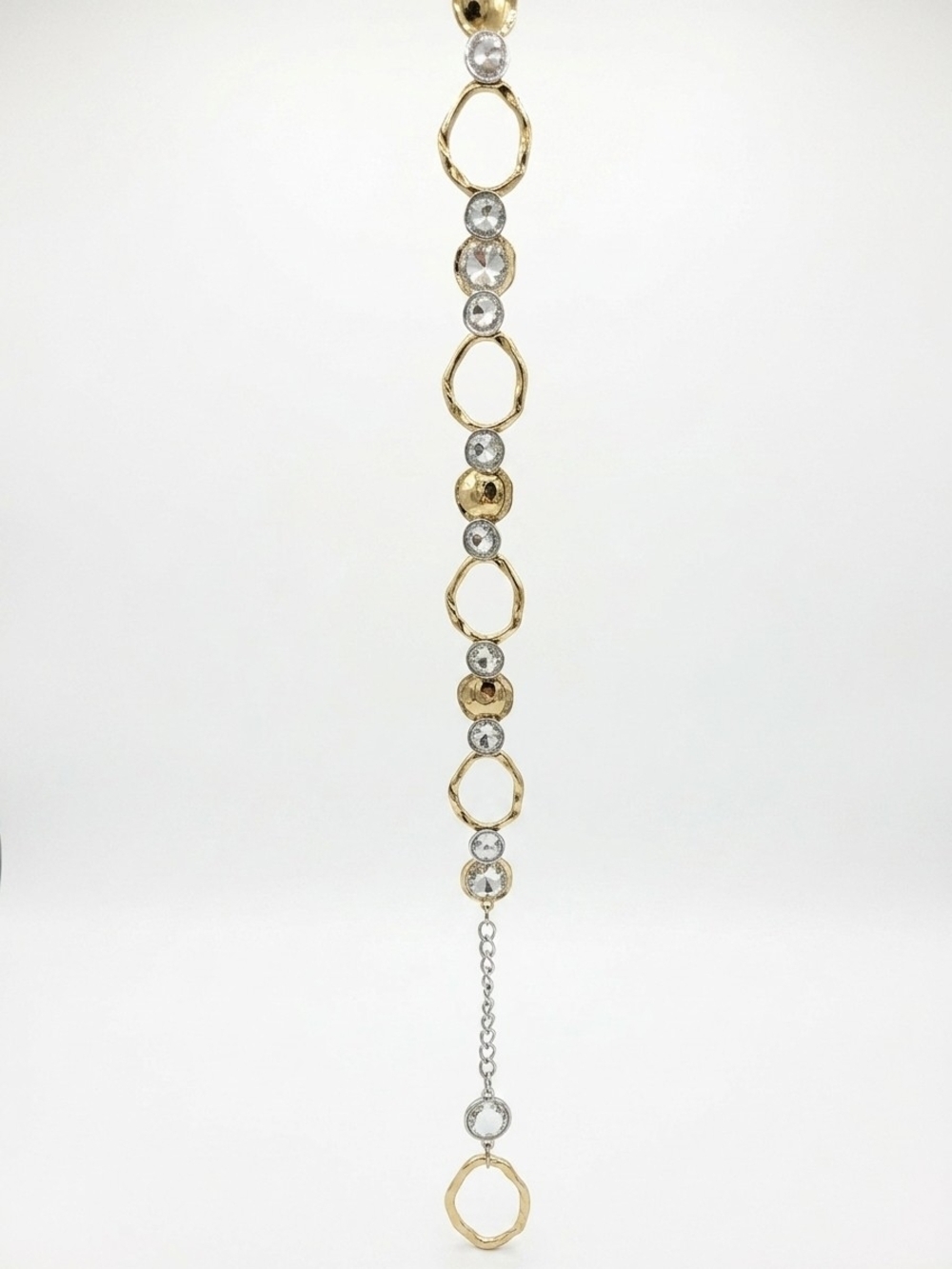 Chico's Gold and Silver Link Accent Belt